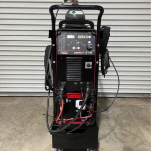 Lincoln Aspect 375 multi-process AC/DC TIG and Stick welder unit on a white background. lincoln aspect 375 lincoln aspect 375 tig welder