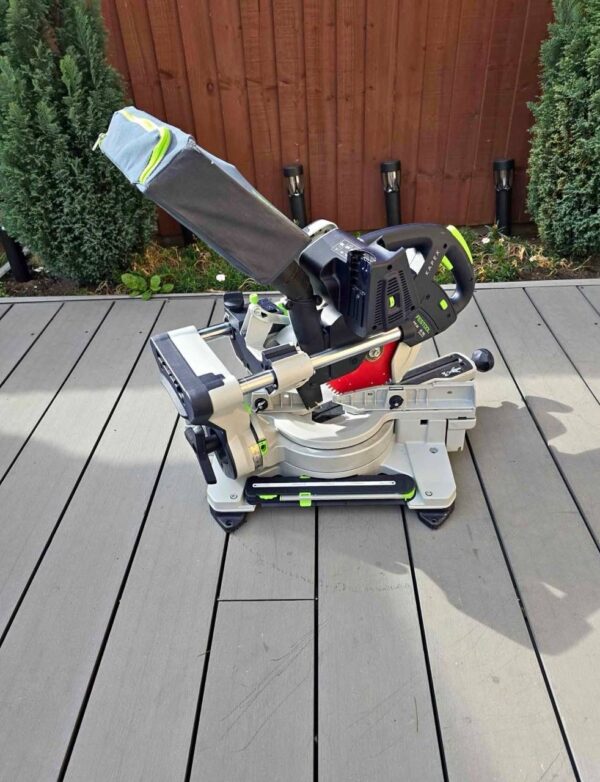 cordless compound miter saw, precise miter saw for DIY, all-in-one power tool kit, home renovation tools, professional-grade saw for home, dust extraction saw.